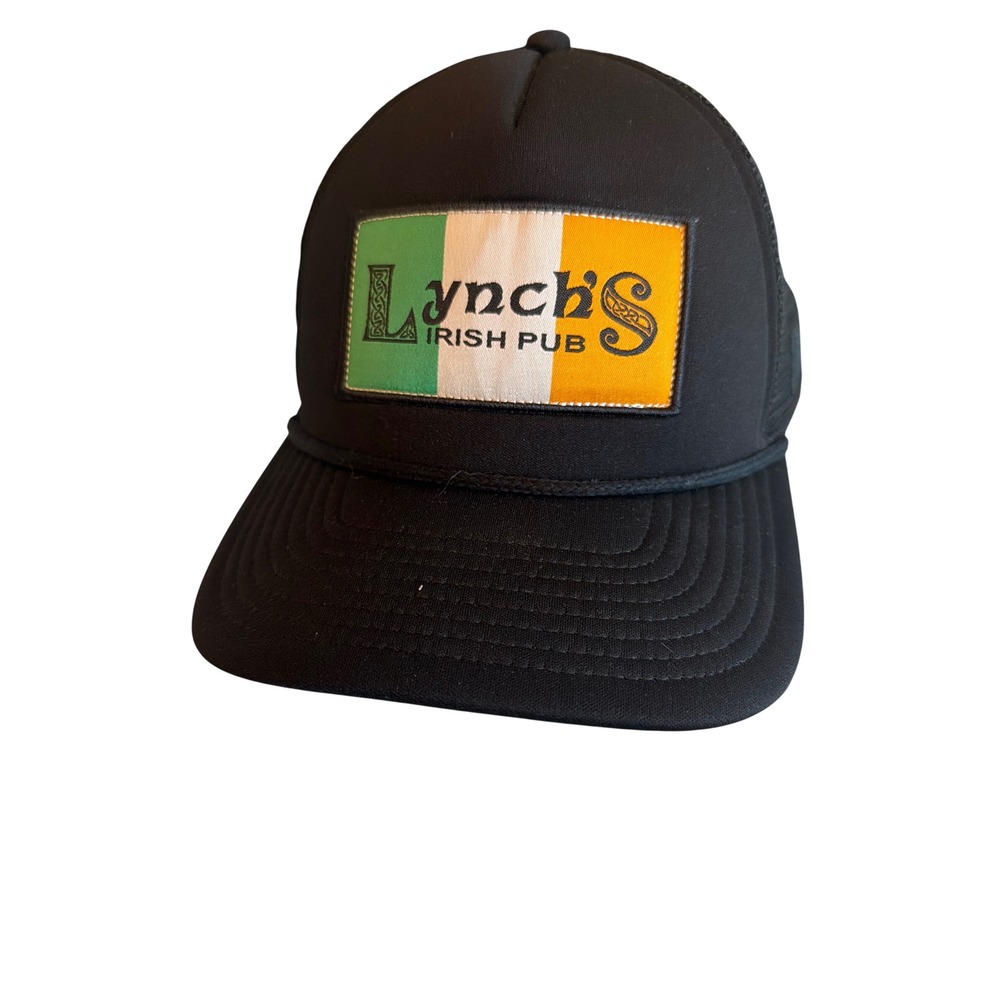 Dome Trucker Hat Black Lynch's Irish Pub Jacksonville Snapback Mesh Cap